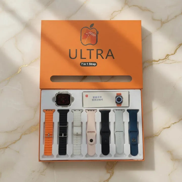 7 Straps Fitness Watch