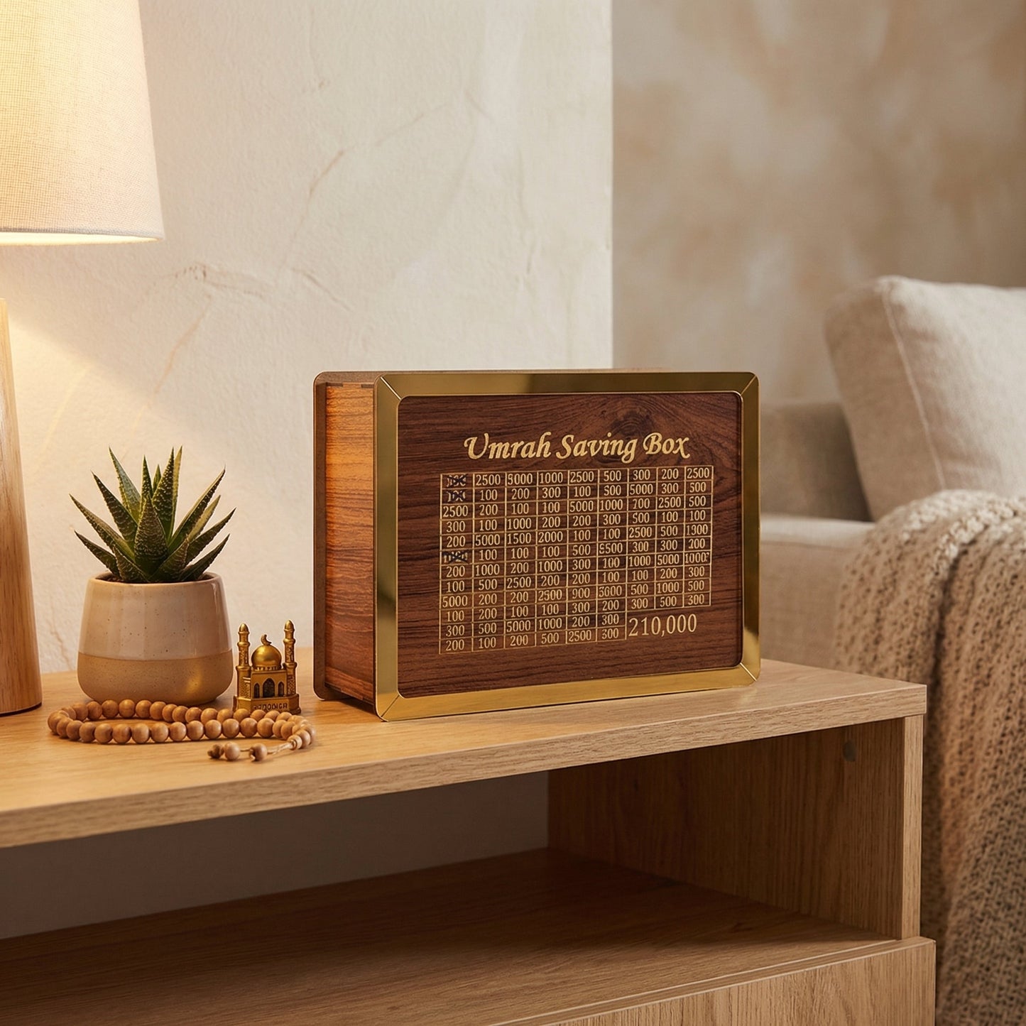 Umrah, Karbala & Qurbani Saving Box – Save Daily for Your Sacred Journey