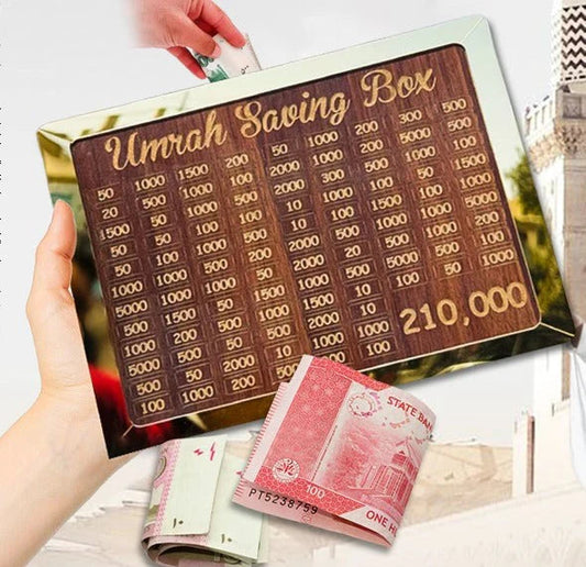 Umrah, Karbala & Qurbani Saving Box – Save Daily for Your Sacred Journey